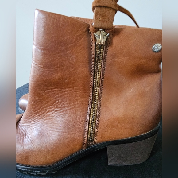 PIKOLINOS High End Leather Tassel Ankle Boots, Side Zip - Picture 6 of 11